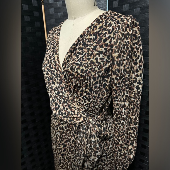 London Times Cheetah Print Dress - Picture 4 of 5